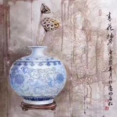 陈石松老师经典作品，青花瓷无疑是难度最大、最有收藏价值的系列！