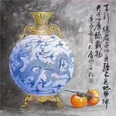 陈石松老师经典作品，青花瓷无疑是难度最大、最有收藏价值的系列！