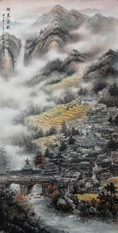 四尺新品《侗寨金秋》