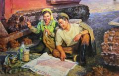 朝鲜人物油画20210512
