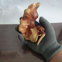 超级极品手工雕刻火琉璃木简约新款芝麻点大福豆文玩摆件手把件