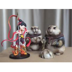 土拨鼠【独家限定】哪吒闹海周边土拨鼠摆件GK手办桌搭模型Muse